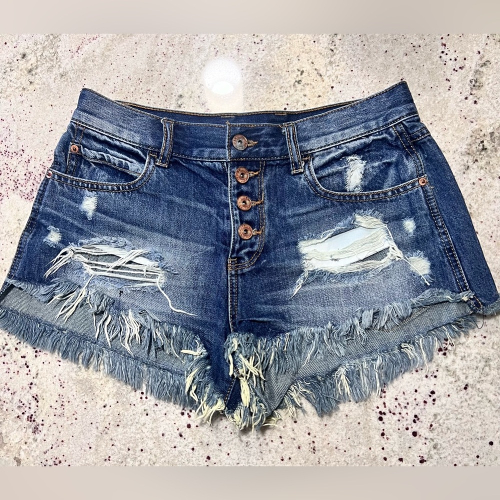 High rise jeans shorts 🩳 Size S